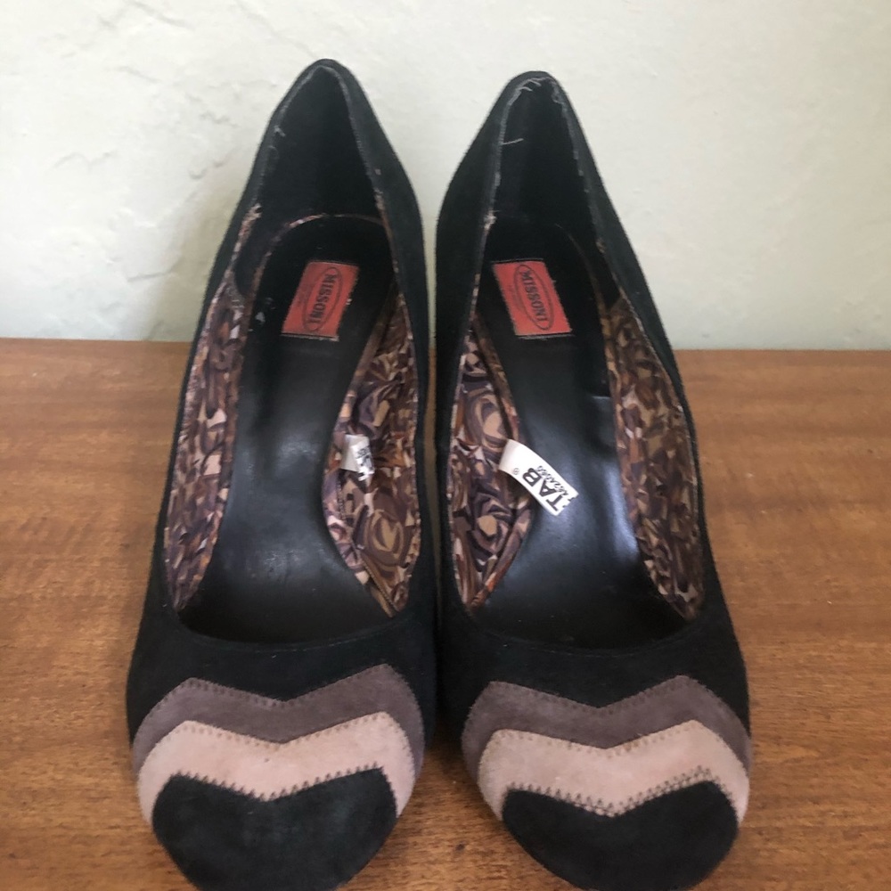 Missoni for Target Black & Tan Suede Shoes